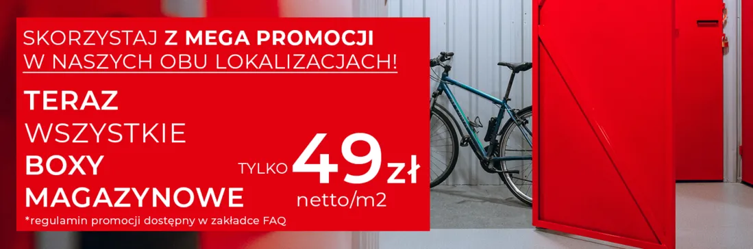 promocja na Self storage w okolicach Warszawy